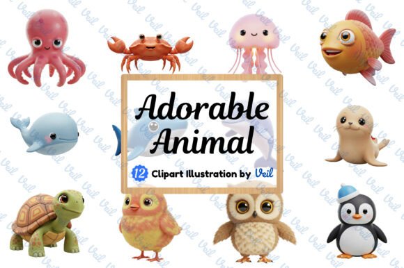 3D Adorable Animal Png Collection: Elevate Your Creative Projects