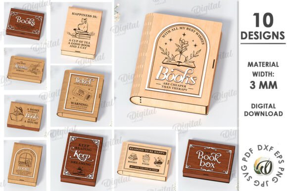 3D Book Gift Boxes Bundle Laser Cut: A Practical Guide for Creators and Makers