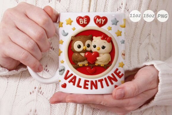 3D Valentine Owl Couple Mug Wrap PNG: A Practical Guide for Creators and Small Businesses
