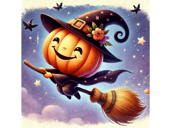 A 3D Smiling Pumpkin Holding a Tiny Bear: The Perfect Digital Asset for Your Creative Projects