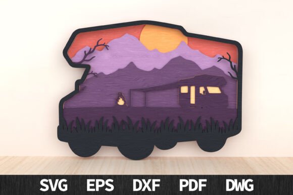Camper Sunset 3D Layered Wall Art: A Practical Guide for Creators and Makers