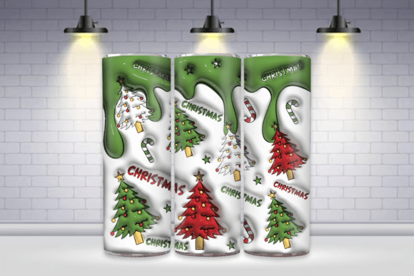 Christmas Tumblers 3D Tumbler Designs