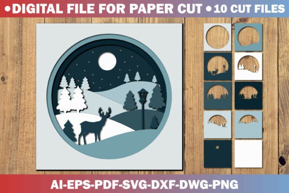 Evaluating 3d Christmas Paper Cut SVG Files for Craft Projects