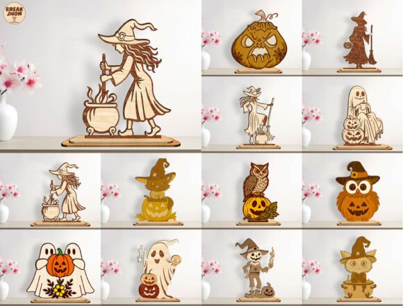 Evaluating the Halloween Standee SVG Bundle 12 Design for Laser Crafting Projects