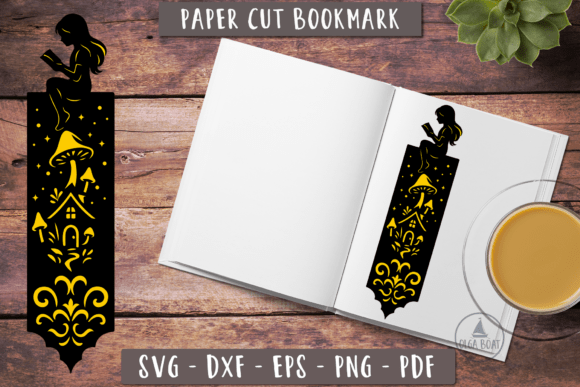 Girl with Book Bookmark SVG 3d Fantasy: A Strategic Asset for Creators and Brands