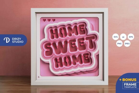 Home Sweet Home 3D Layered Paper Cut: A Complete Guide to Creating Shadow Box Art