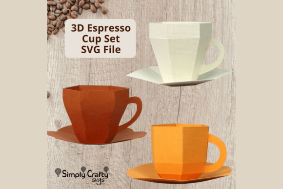 Mastering the 3D Espresso Cup Set SVG for Professional Paper Crafts