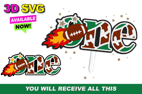 One Football Cake Topper 3D SVG: A Practical Guide for Creators