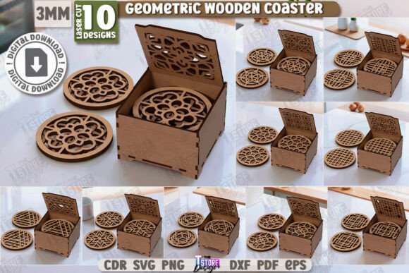 Strategic Value of the 3D Geometric Coaster Laser Cut Bundle for Modern Makers