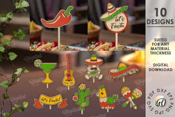 Unlocking Creative Potential with a 3D Cinco De Mayo Cake Toppers Bundle