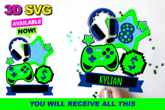 Video Game Cake Topper 3D SVG: A Creator's Guide